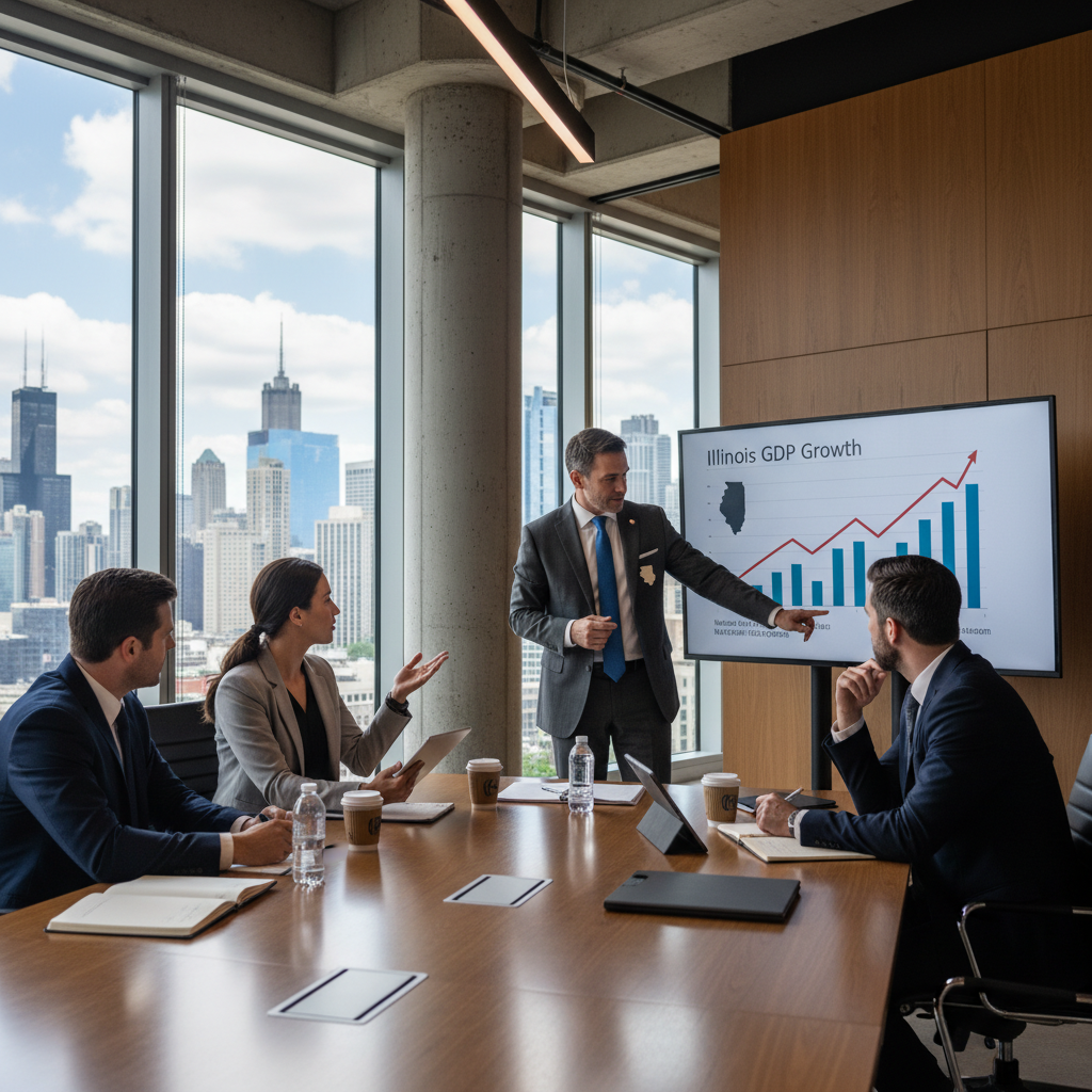 Illinois Businesses Brace for Economic Impact as Atlanta Fed Predicts One Rate Cut in 2025